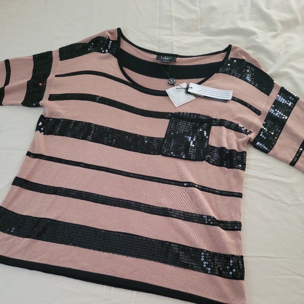 NWT Belldini Sequined Blouse